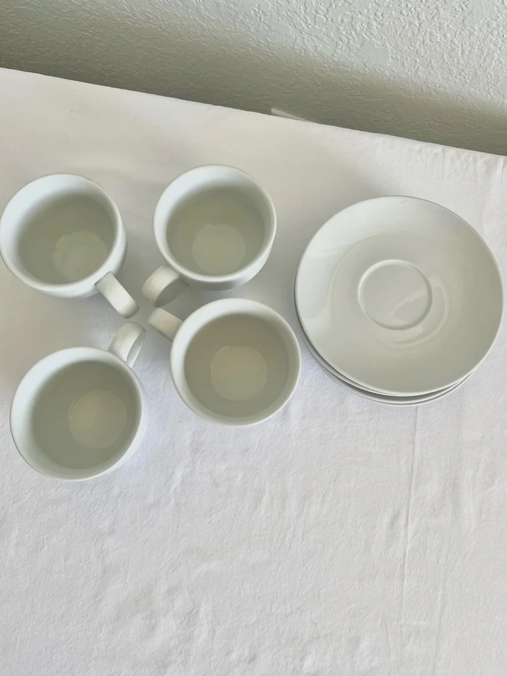 Pottery Barn Great White Cups/Saucers